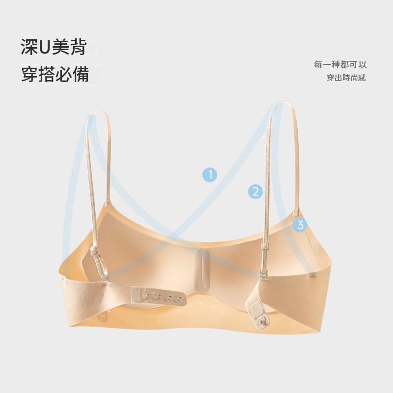 【夏季低領口內衣】美背無痕隱形低胸方領薄款抗菌胸罩 【夏季低領口內衣】美背無痕隱形低胸方領薄款抗菌胸罩